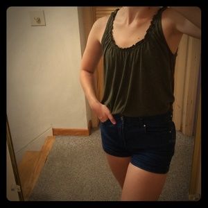 Lucky Brand Ruched Tank Top